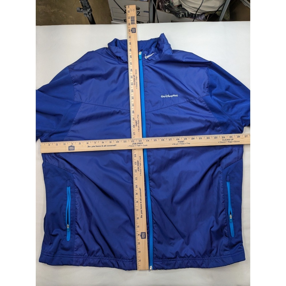 Nike Golf Walt Disney World Parks Mens 2XL Windbreaker Jacket Full Zip Blue 2886 - Picture 9 of 14